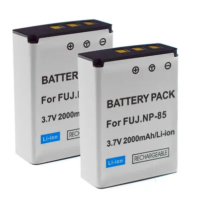 2Pcs Battery For Toshiba PA3985U-1BRS Camileo X200 X400 X416 Z100 Speed HD-230Z • $18.69