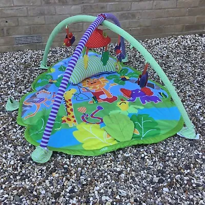 Mamas And Papas Luxury Sensory Playmat & Gym Coconut Band With Sounds • £29.99