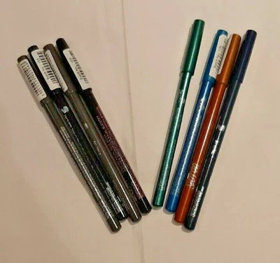 £1.99 • Buy Saffron Eyeliner Kohl Kajal Pencil Waterproof Liquid Liner Black Blue Green Grey