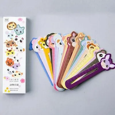 £4.40 • Buy 30Pcs/set Creative Children Kids Cute Animal Paper Cartoon Bookmarks Holder Gift