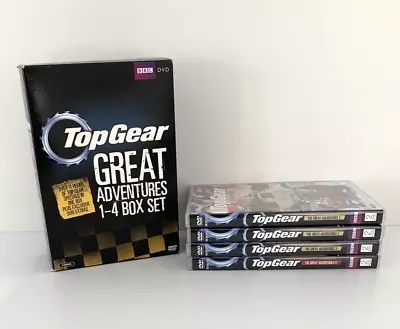 Top Gear Great Adventures 1-4 1 2 3 4 Box Set DVD 11hrs Of Top Gear Specials • $29.95