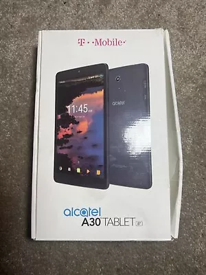 OPEN BOX Alcatel A30 | 9024W | 16GB | 4G LTE | 8  Tablet | Black | T-Mobile • $49.99