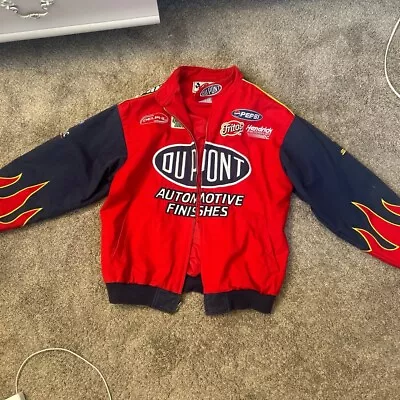 Red Dupont Vintage Race Jacket • $100