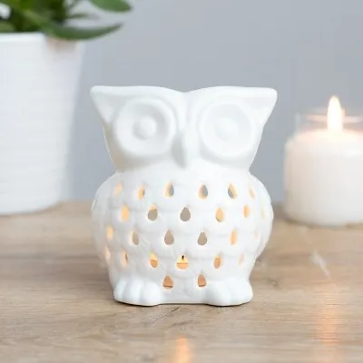 £5.19 • Buy White Owl Oil, Wax Melt Burner, Gorgeous,  Gift For Any Occasion, Figurine