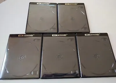 QTY X5 - 4K Ultra HD Cases Boxes Blu-ray DVD Games Free Shipping • $14.99