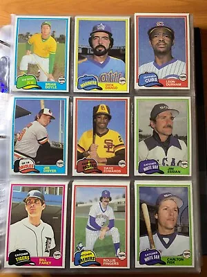 TOPPS TRADED (1981) Baseball Card *U PICK HOFers/Rookies NM-MT FREE SHIPPING • $1.09