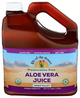 Lily Of The Desert Aloe Vera Juice - Organic Preservative-Free Inner Fillet Aloe • $30.33