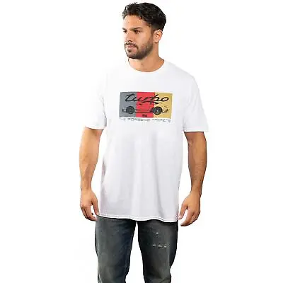 $14.50 • Buy Porsche Mag Mens T-shirt German Flag Turbo Cars White S - XXL Official