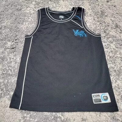 Volcom V-line Science Mesh Tank Top Shirt Men Small/Medium Black Polyester • $14.93