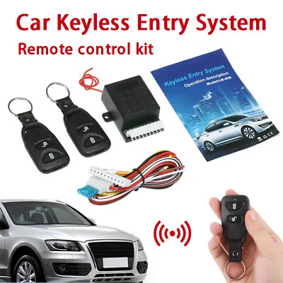 Universal Car Auto Remote Central Kit Door Lock Locking Vehicle Keyless • $24.36