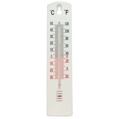 2 X Indoor Outdoor Wall Thermometer Home Garden Office Mount Greenhouse Temp • £2.80