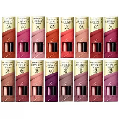 Max Factor Lipfinity 24HR Lip Colour Lipstick ~ Select Your Shade~ • £100