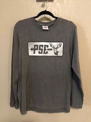 PSE Archery Tee L Women’s Long Sleeve Hunting Outdoors Hiking T Shirt Large Gray • $13.71