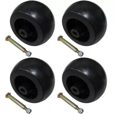 Pack Of 4 Deck Wheels W Bolts For Craftsman 193406 133957 DYT4000 Riding Mower + • $34.60