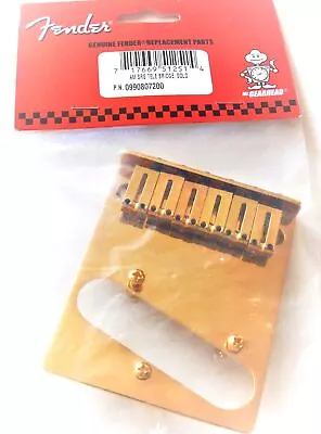 New Bridge Fender E. -u. (USA) TELECASTER 0990807200 Gold Guitar Tele • $230.82