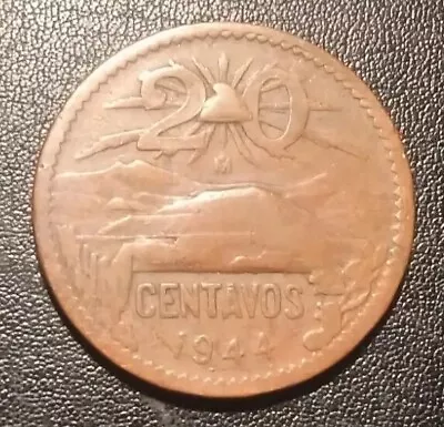 1944 Mexico 20 Centavos Coin • $3