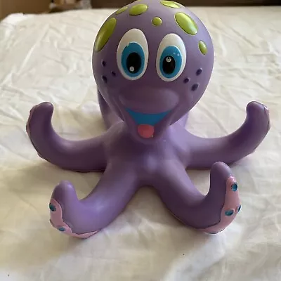 Baby Sensory Toy Nuby Octopus Purple Teething Or Bath Toy • £4