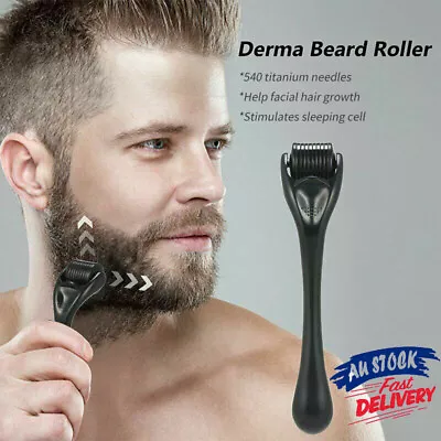 $13.68 • Buy 540 Titanium Micro Needle Derma Roller Beard Hair Regeneration Skin Care Growth