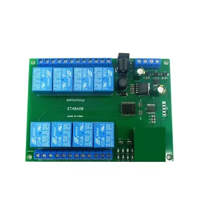 New DC 12V 8 Channels Ethernet Relay Module Network Switch Modbus Module • $30.07