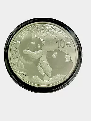 2021 China 1 Oz Silver Panda BU In Capsule .999 FS 10 Yuan • $30