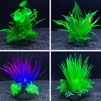 Plants Fish Tank Accessories Aquatic Grass Decoration Water Weeds Ornament • $8.32