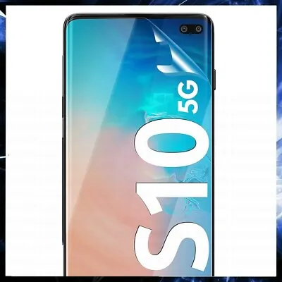 For SAMSUNG GALAXY S10 5G FULL COVER HYDROGEL FILM SCREEN PROTECTOR GENUINE S 10 • $7.99