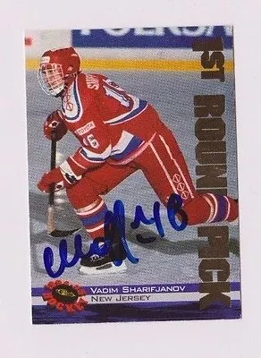 Classic Vadim Sharifijanov Ufa Salavat Yulayev Autographed Hockey Card W/Our COA • $5