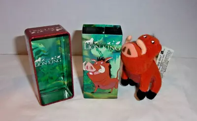 Disney Lion King 3   TINY  TINS PUMBAR Mini Plush Vintage • $13