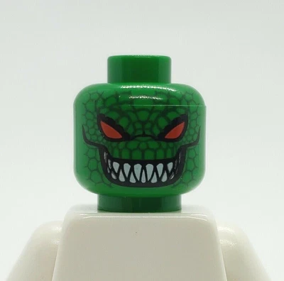 £12.35 • Buy Lego DC Killer Croc Minifigure Head Only 2006 7780 7785 Superheroes Batman