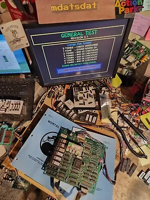 Mortal Kombat 2 Pcb Jamma Arcade Sound Board Only Working!!!! Midway  • $325