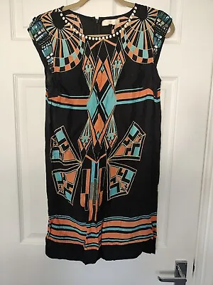 £4 • Buy Black Aztec Print Short Dress Size 10 From River Island