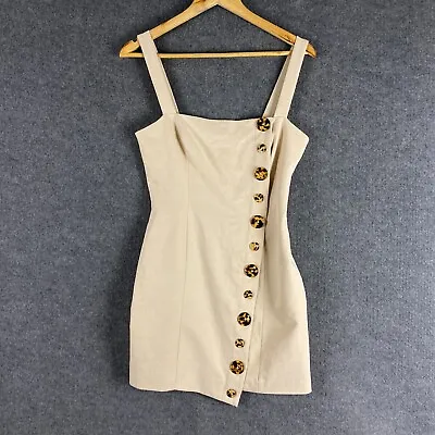 Finders Keepers Dress Womens 10 Beige Pencil Event Formal Evening Occasion • $23.96