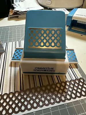 Creative Memories TEARDROP LATTICE Decorative Border Punch-New In Box! • $45