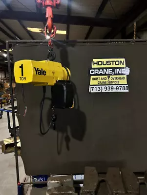 Yale 1 Ton Electric Chain Hoist  YJL2016  10 FT Lift 460-3-60V • $2450