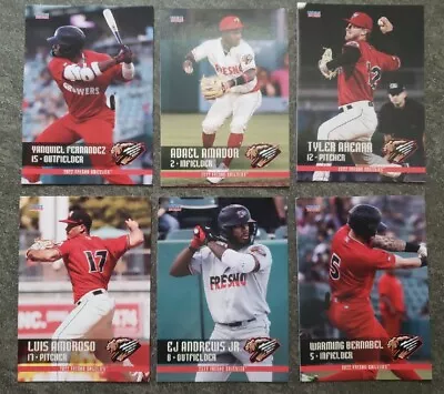 2022 Fresno Grizzlies Team Set - SINGLE CARDS - CHOOSE YOUR PLAYER • $7.95