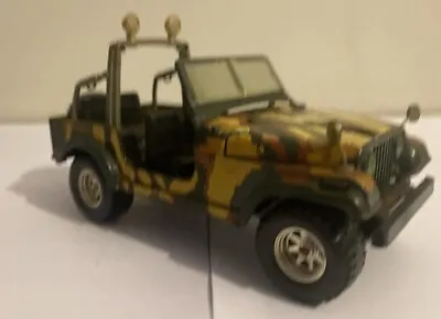 Burago Diecast Model Military Army Jeep Wrangler Scale 1:24 FREE POSTAGE • $18.93