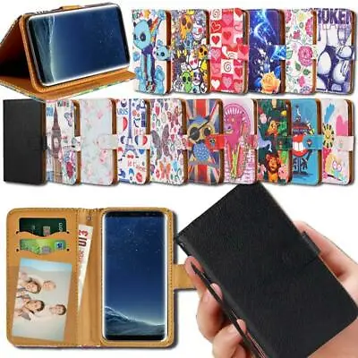 £1.49 • Buy Flip Leather Smart Stand Wallet Cover Case For Samsung Galaxy Mobile Phones