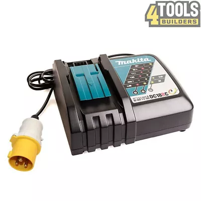 Makita Genuine DC18RC/1 7.2-18V LXT Li-Ion Multi-Voltage Fast Charger 110V • £60.99