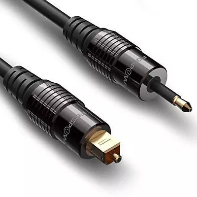 FosPower 3ft 24K Gold Plated Toslink To Mini Toslink Digital Optical S/PDIF • $14.70