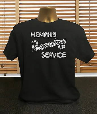 Sun Memphis Recording Service Neon Elvis Presley - Men's Rockabilly T Shirt  • $18.64