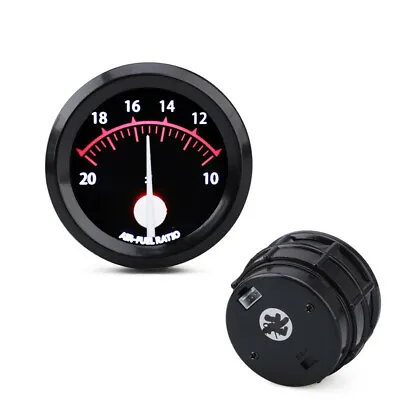 $17.12 • Buy 12V 2  Inch 52mm White Light Car Air Fuel Guage Meter Ratio Racing Universal