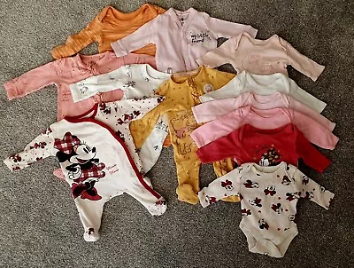 Baby Girl Sleepsuits Bundle 0-3 Months • £4.99