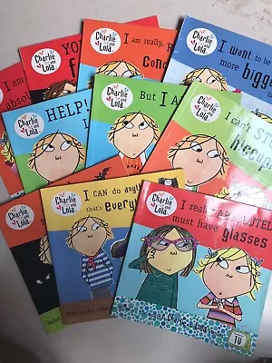 Charlie And Lola Stories Paperback Book Bundle X 10 - Lauren Child • £5.40