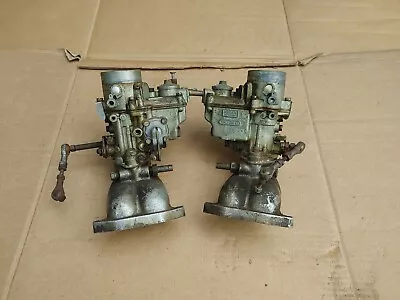 Vintage VW Volkswagen Dellorto Carburetor Dell FRD 34 B Dual Carbs With Manifold • $675