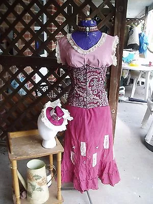 Women's Steampunk Costume Hand Made Sm 1 Of A Kind • $100