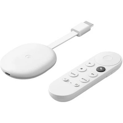 $79 • Buy Google Chromecast With Google TV 4К Media Streamer With Google Assistant - Snow