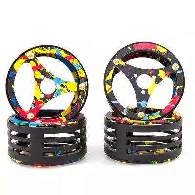 Rhino Colorful Aluminum 2.2 Inch LightWeight RC Car Crawler Wheel Pro MOA Shafty • $49.98