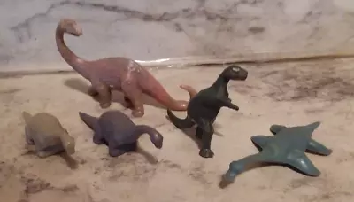 5 Vintage 1950s Nabisco Cereal Premium Prizes Plastic Prehistoric Dinosaurs • $14.99