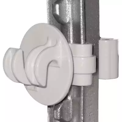 Dare Snap-On White Polyethylene T-Post Electric Fence Insulator (25-Pack) Dare • $8.16