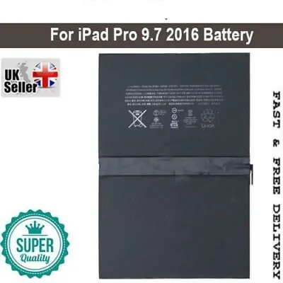 £17.65 • Buy NEW Battery For IPad Pro 9.7 A1674 Replacement 100% Capacity 1st Generation